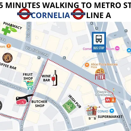 Casa Sofia, A 4 Fermate Metro Dal Vaticano Roma
